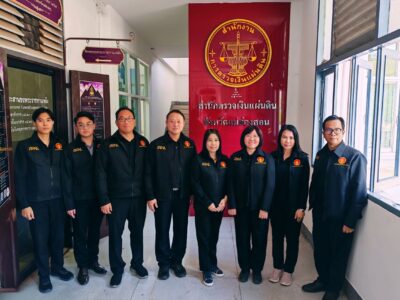 ๒๖ มกราคม ๒๕๖๙ นางสาวพุทธชาด ตันหยง ผู้ตรวจเงินแผ่นดิน (สตภ.๘) นายปริญญา ฉันทวรางค์ รองผู้ตรวจเงินแผ่นดิน (สตภ.๘) เดินทางไปตรวจเยี่ยม สำนักตรวจเงินแผ่นดินจังหวัดเแม่ฮ่องสอน